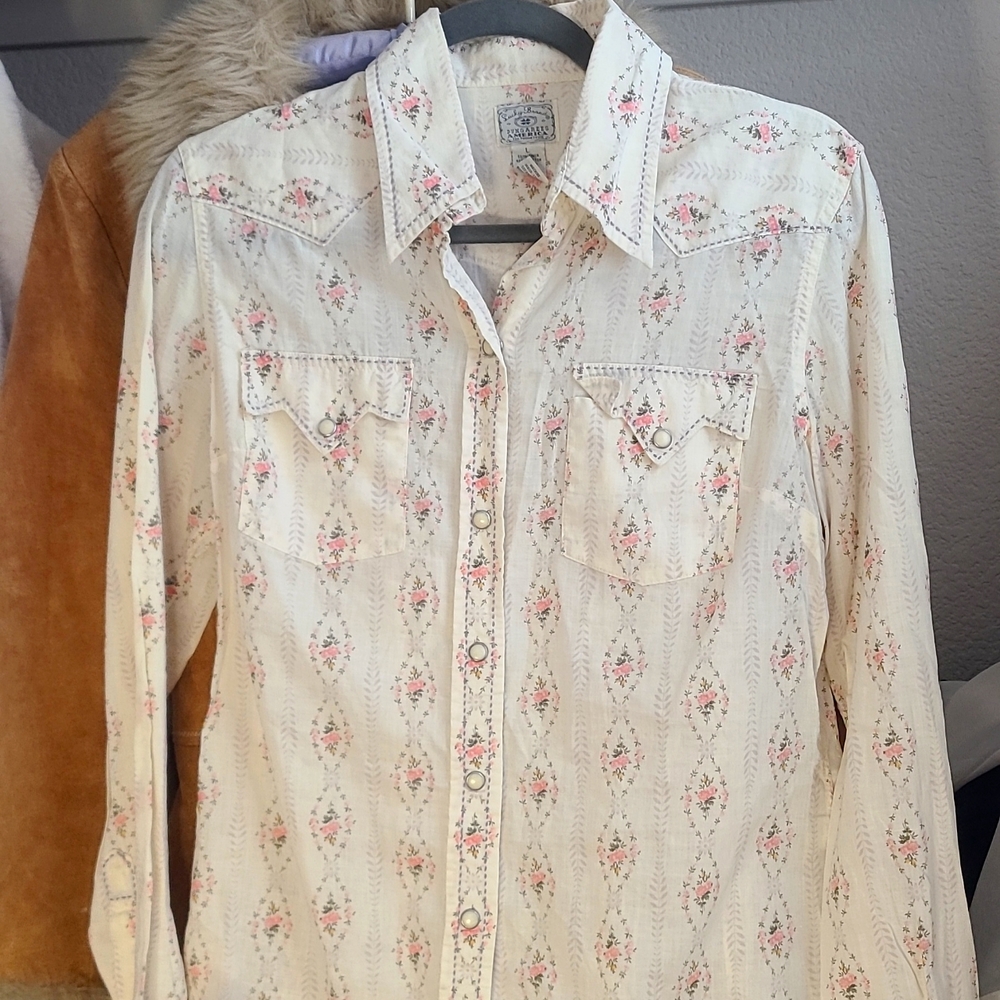 Vintage Lucky Brand Western Shirt ✨️